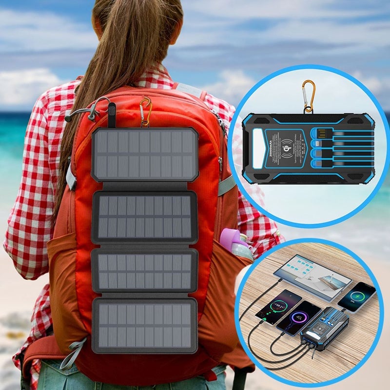 Sale25-Solar Foldable Power Bank