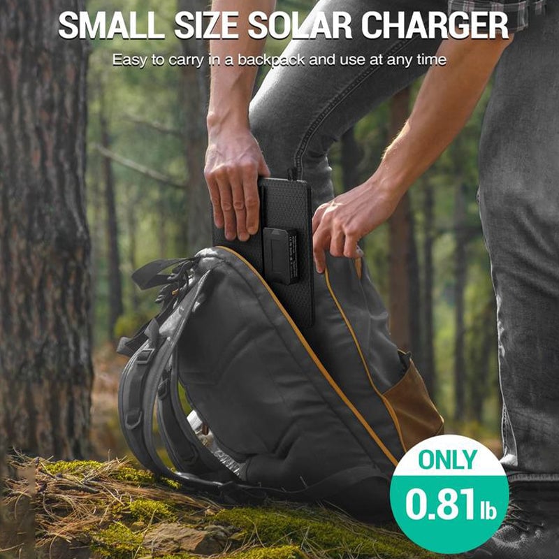 Sakerplus 10W Fast Charging Portable Solar Charger