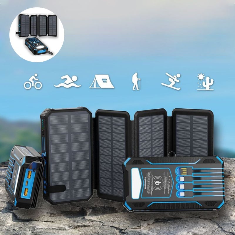 Sale25-Solar Foldable Power Bank