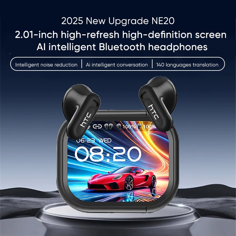 HD color screen, intelligent noise reduction, AI translation headphones