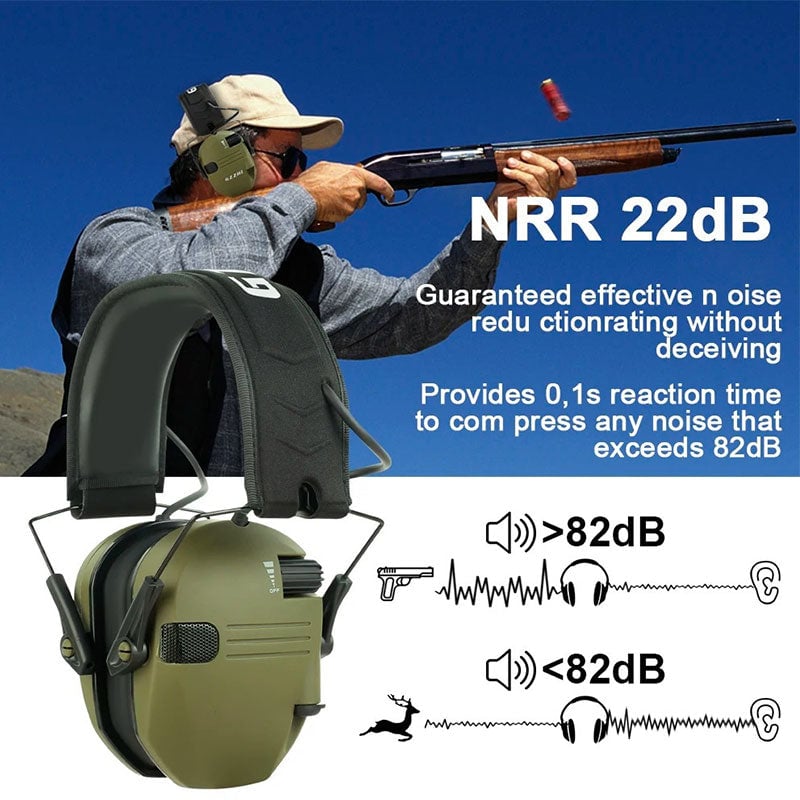Professional Tactical Shooting Noise-Reduction Earmuffs