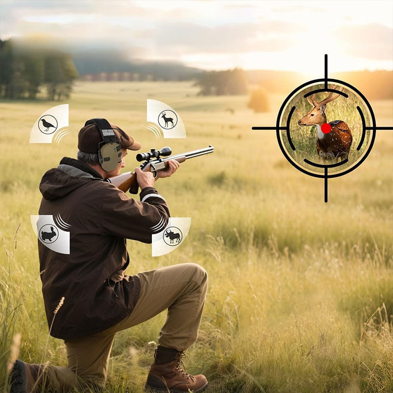 Professional Tactical Shooting Noise-Reduction Earmuffs