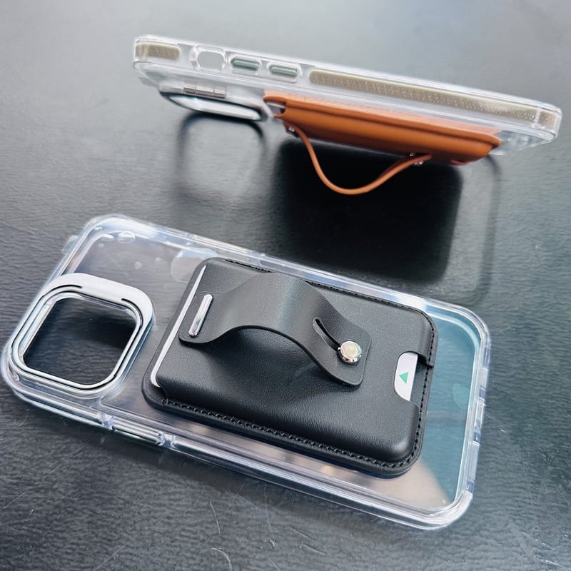 Magnetic Ring Stand Phone Card Holder