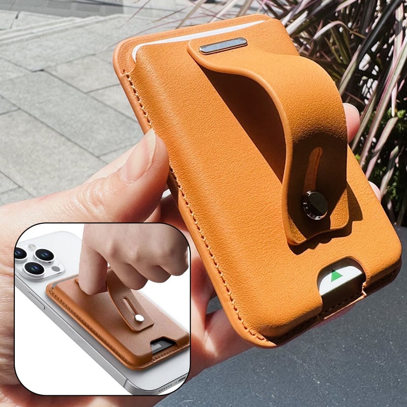 Magnetic Ring Stand Phone Card Holder