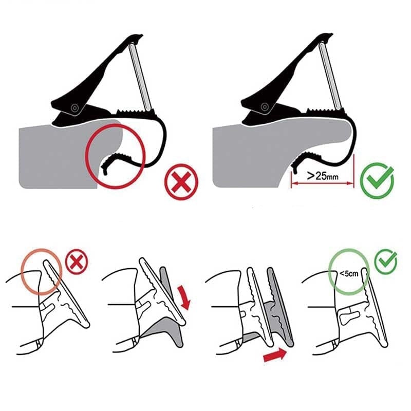 Universal mobile phone holder for car