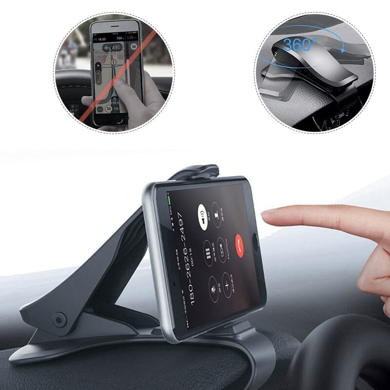 Universal mobile phone holder for car